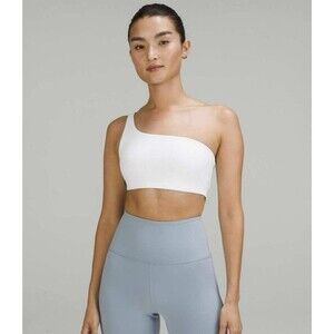 Lululemon Ribbed Nulu Asymmetrical Yoga Bra Light Support Size 8